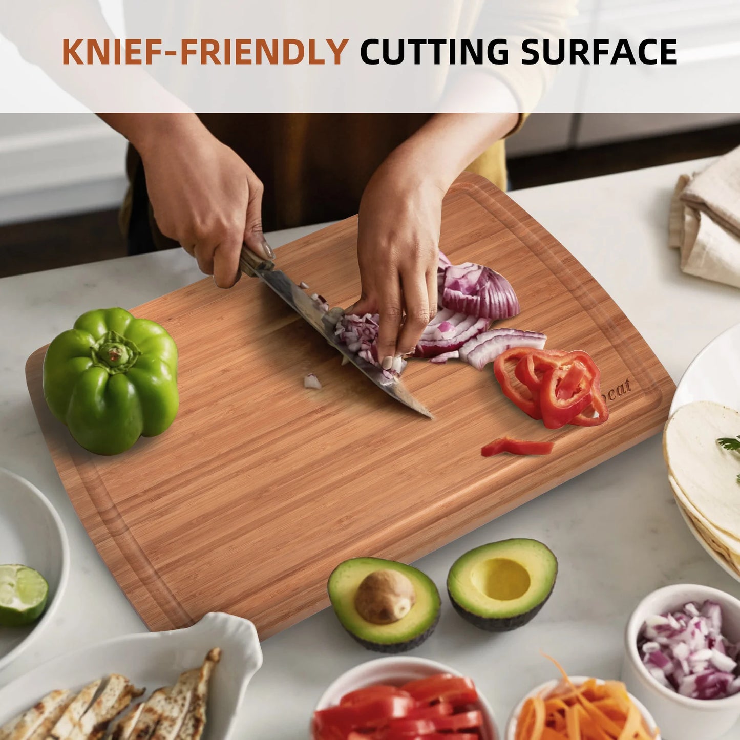 30x20 Inch Large Bamboo Charcuterie Board