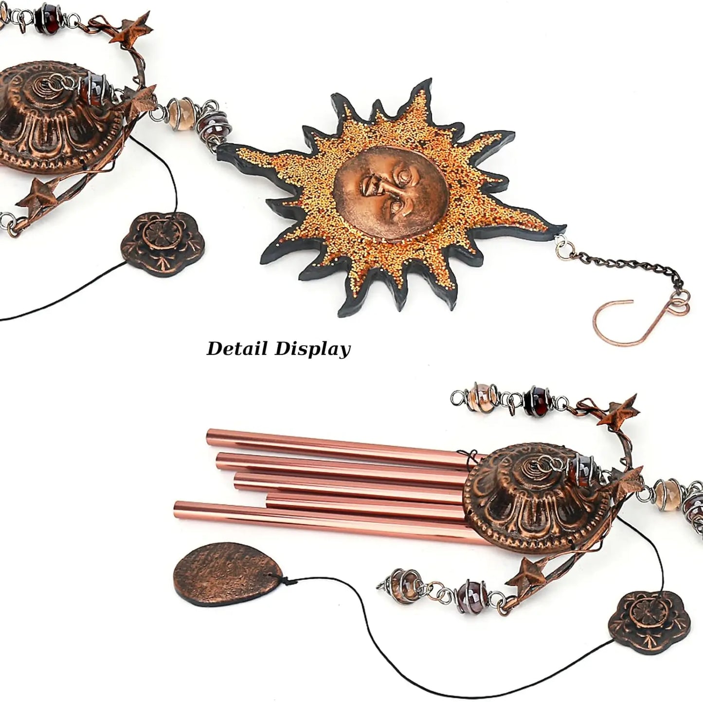 Deep Tone 34-Inch Aluminum Wind Chime