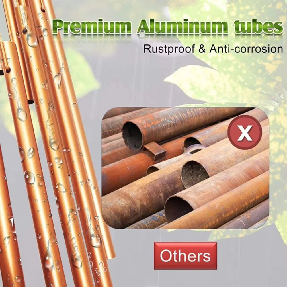23in Wind Chime 12 Metal Aluminium Tube Chimes