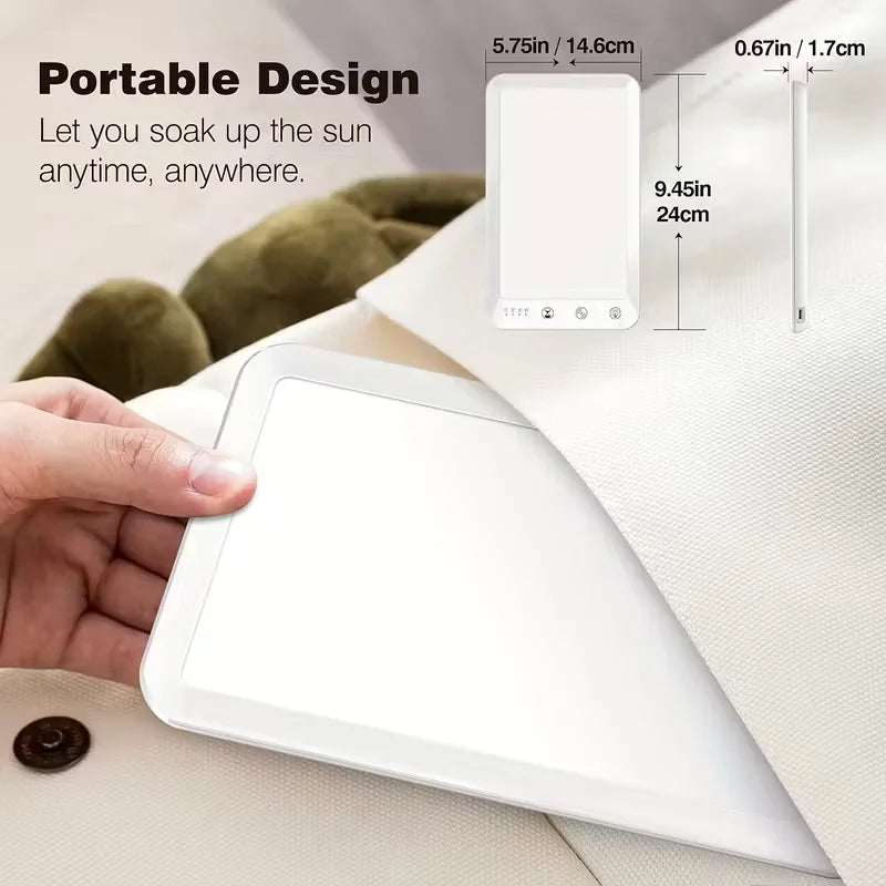 LED SAD Light,10000 Luxs Natural Sunlight Lamp, Dimmable