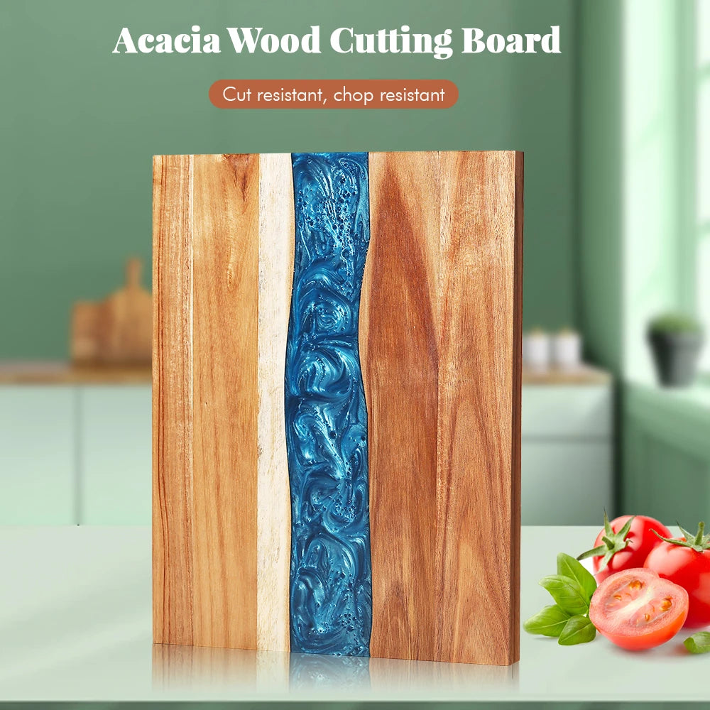 Acacia Wood Resin double-sided Cutting Board