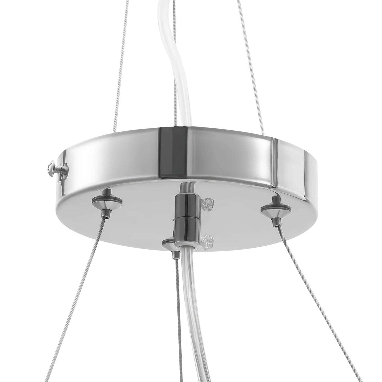 5 Light Woven Nest Chandelier Lamp with Bird