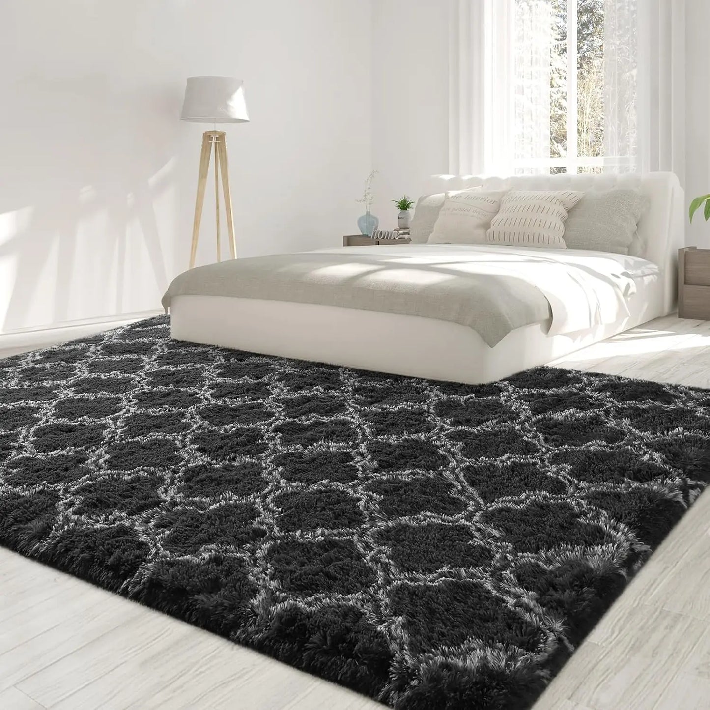 Large Shag Area Rugs Super Soft Plush Fluffy Carpets Non-Slip