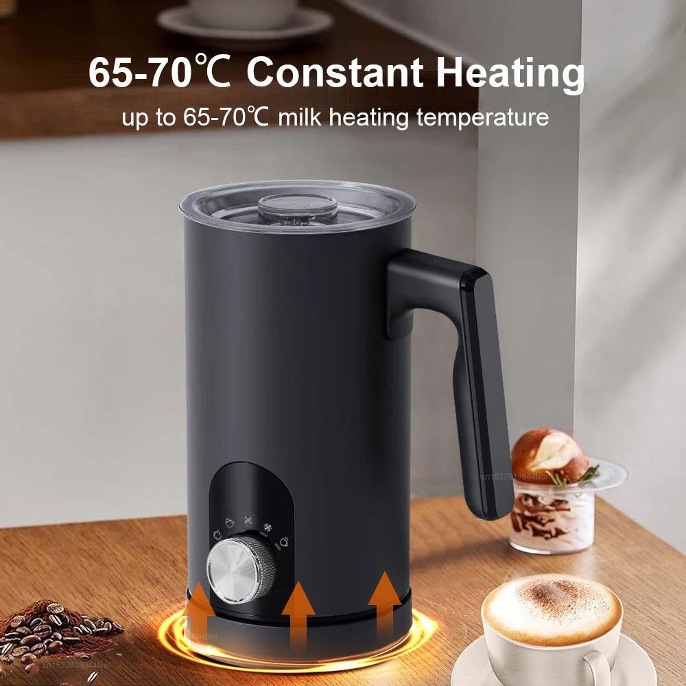 Electric Milk Frother Milk Foam Machine  5 in 1 Hot and Cold Milk Frother