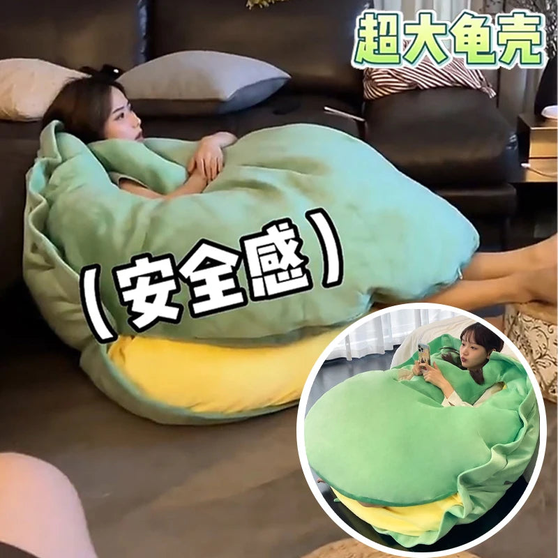 Green Lazy Bean Bag Sofa Puff Lounge