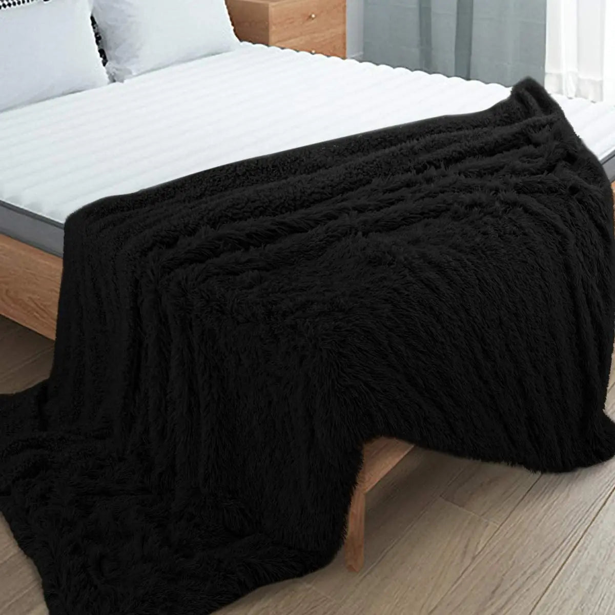 Thickened Fluffy Blanket Warm winter Double side