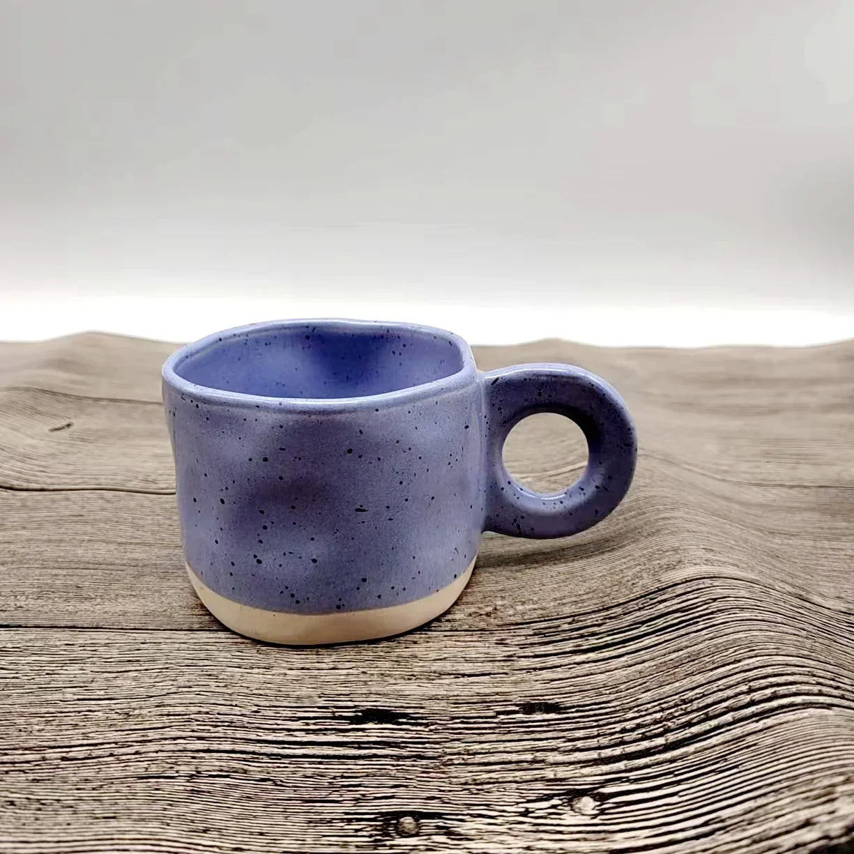 Ceramic Mug 250ml Ring Porcelain Mug Handmade Ceramic