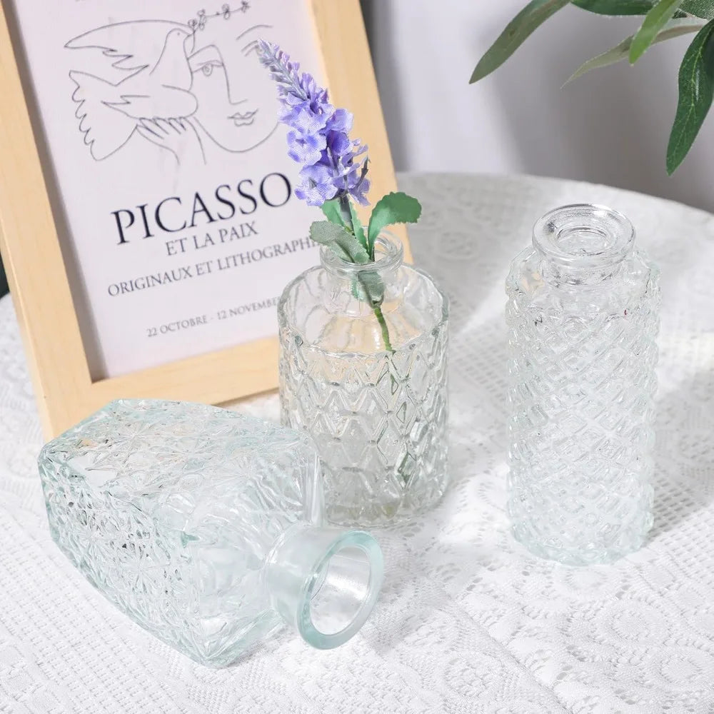 Glass Bud Vase in Bulk, Set of 64 Vases