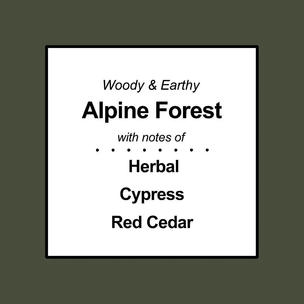 14 oz Ombre Wrapped Scented Candle 3 Wick-Alpine Forest Fragrance