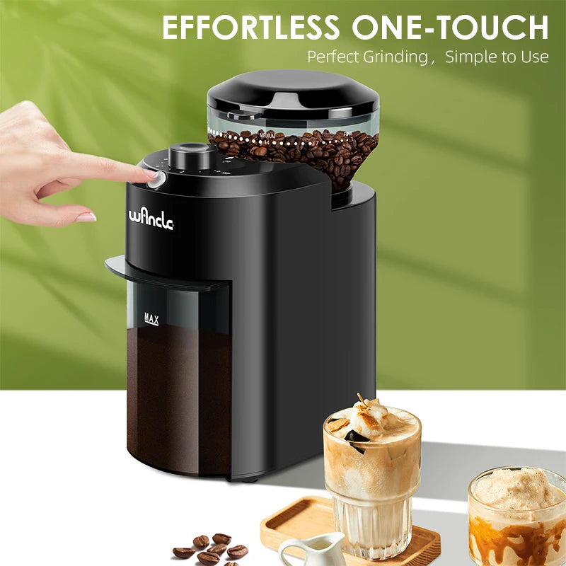 Electric Burr Coffee Grinder 28 Precise Setting 220V/120V