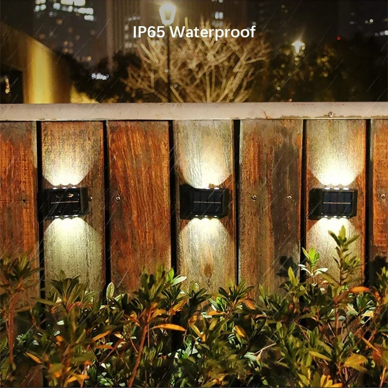 Solar LED Light, Outdoor Waterproof Wall Lamp