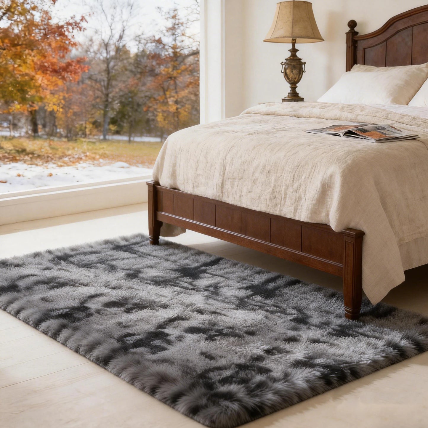 6x9 Ft Large Shag Rugs  Ultra Soft Fluffy Furry Area Rugs