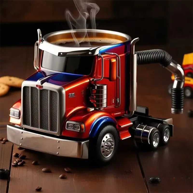 Creative Truck Coffee Mugs 11 Ounces Semi-trailer