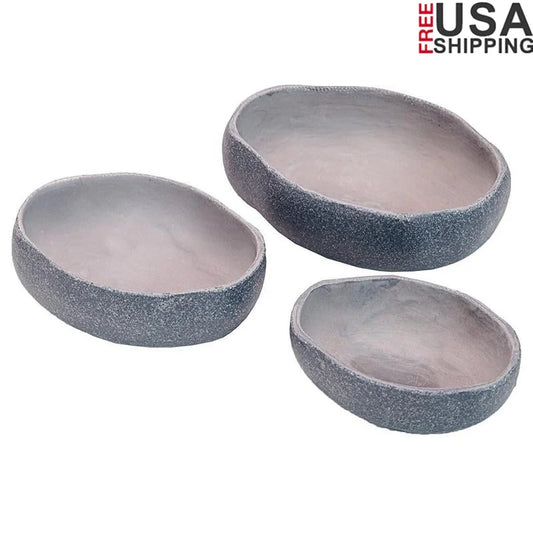 Rustic Bowls Set of 3 Nesting Bowls