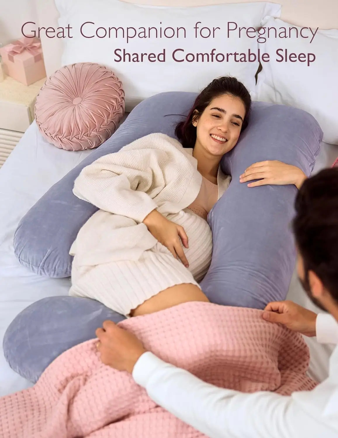 Pregnancy Pillows for Sleeping, U Shaped Full Body