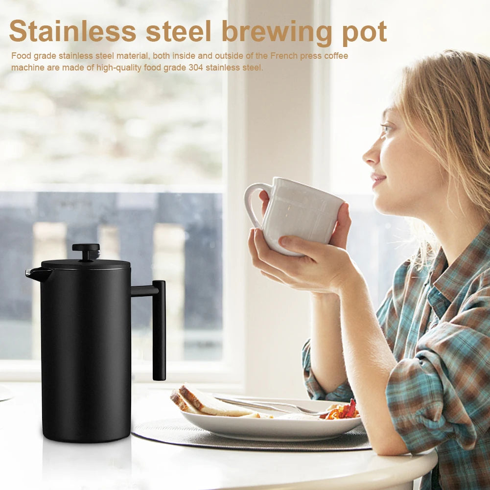 1000ML Coffee Maker Pot French Press Coffee Maker