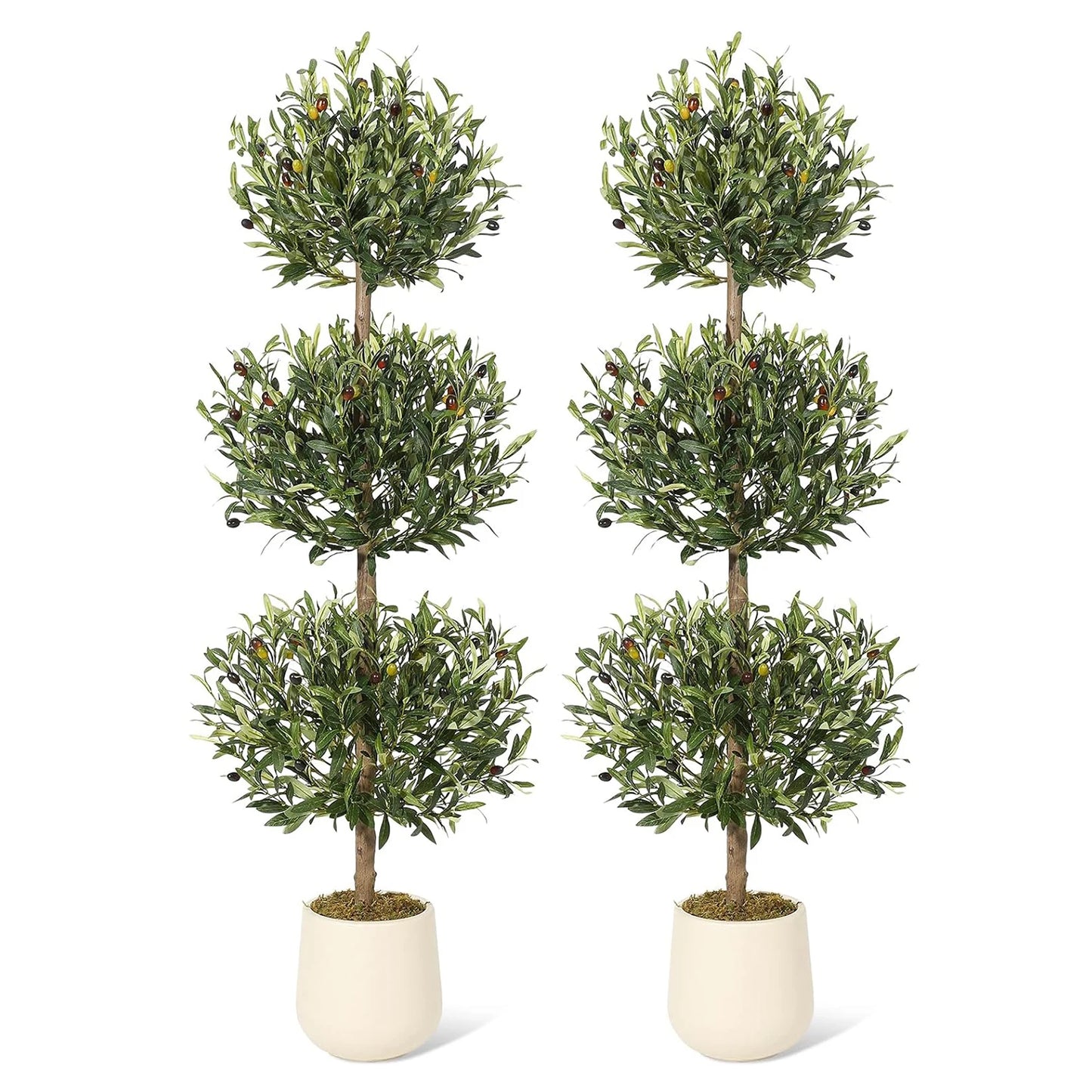 Artificial Olive Tree 5FT Tall with Planter