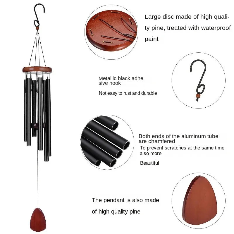 Music Wind Chime Classic Metal Wind Chime Aluminum