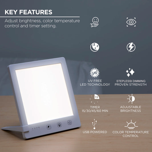 SAD lamp, full-spectrum fluorescent lamp