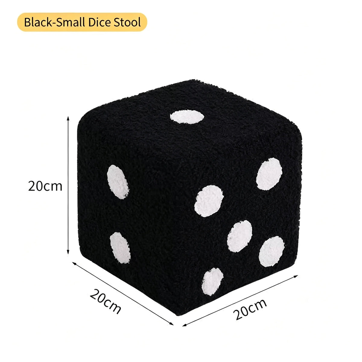 Hallway Creative Dice Pouf Stool Doorway