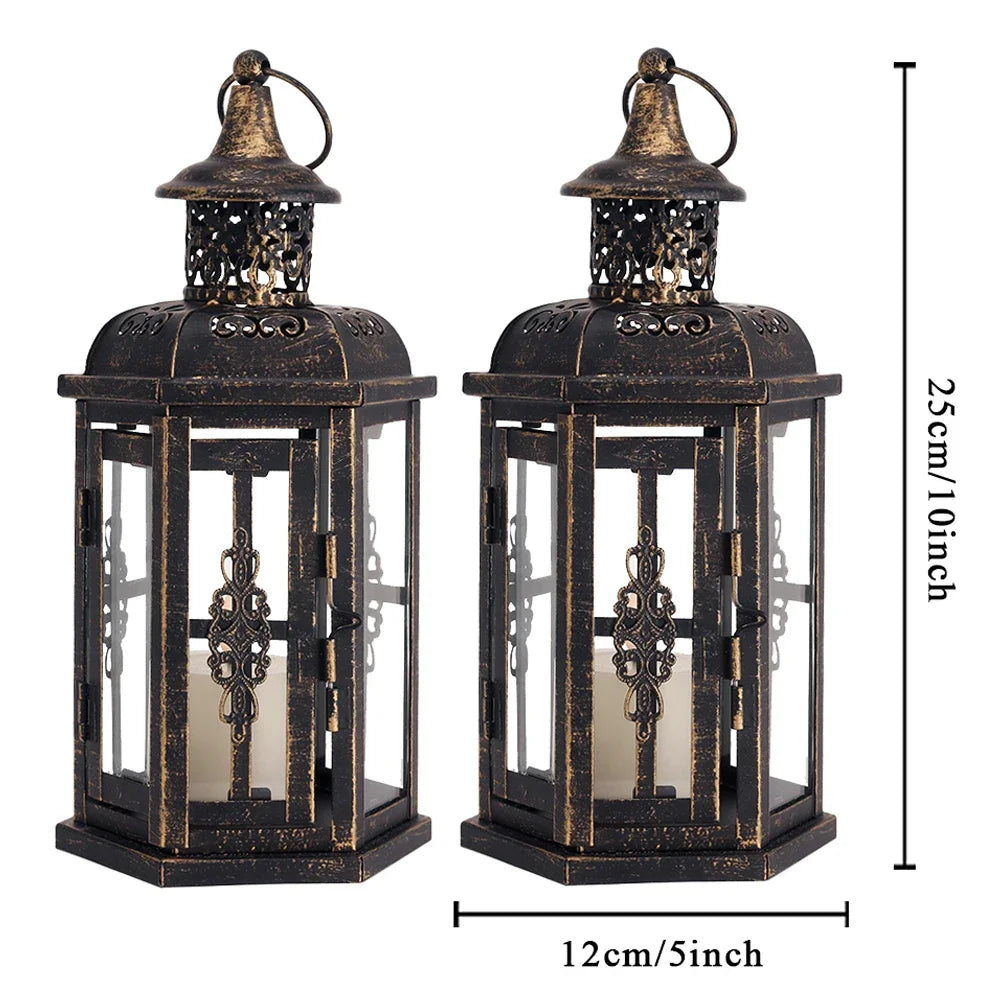 Vintage Nordic Candle Holder Lanterns