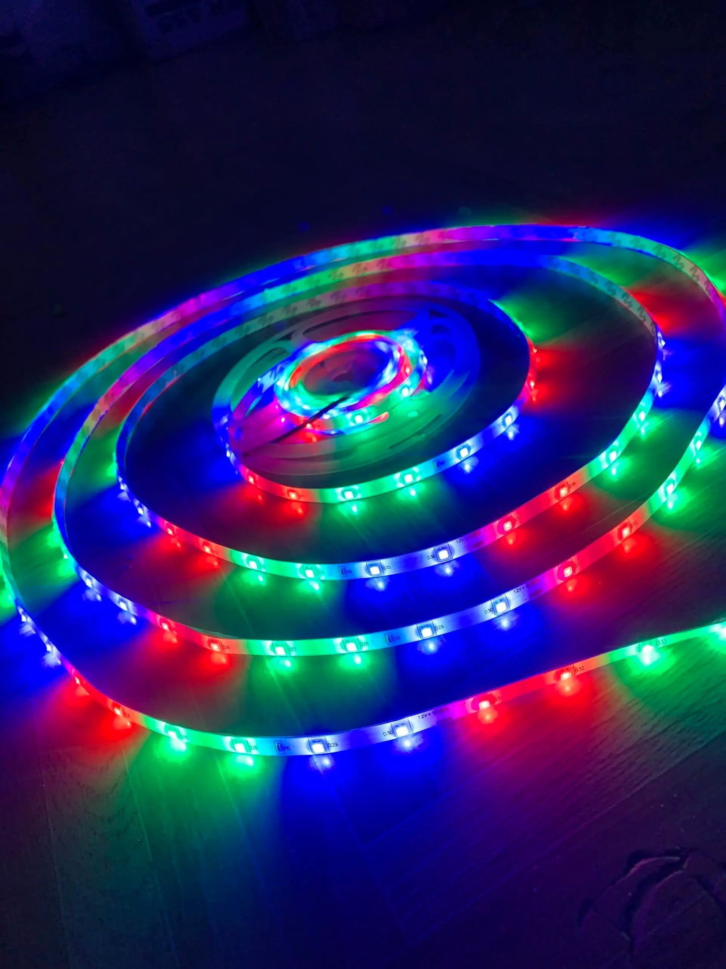 16ft/49ft/98ft/196ft Long LED Strip Lights - Color-Changing RGB Music Sync LED Rope