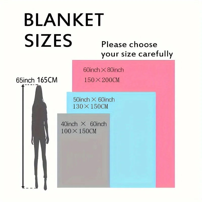 1pc Envelope Printed Flannel Blanket, To My Sister