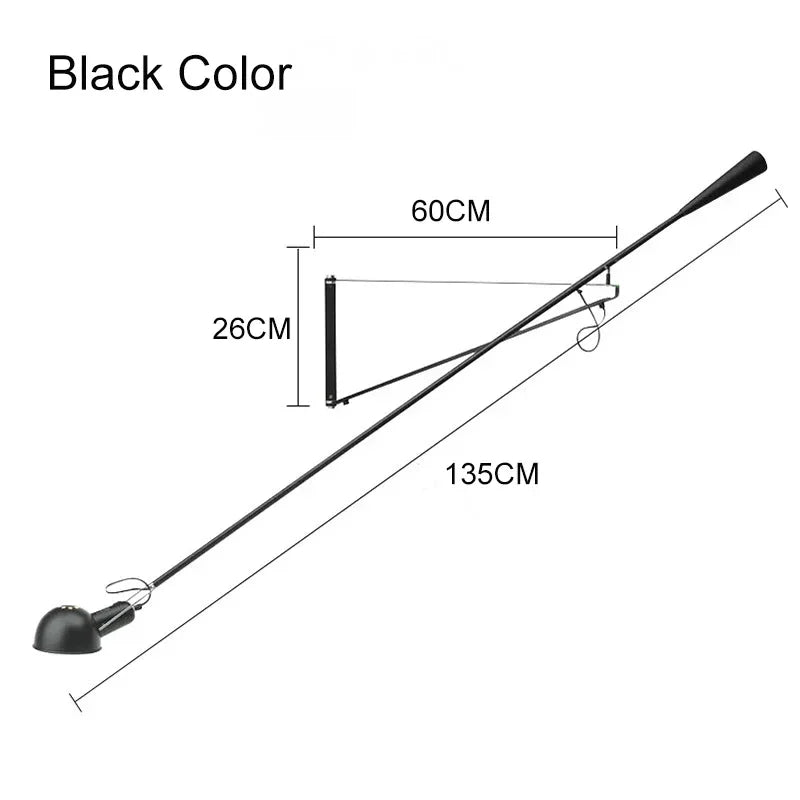 Wall Lamp LED Long Adjustable Rocker Arm