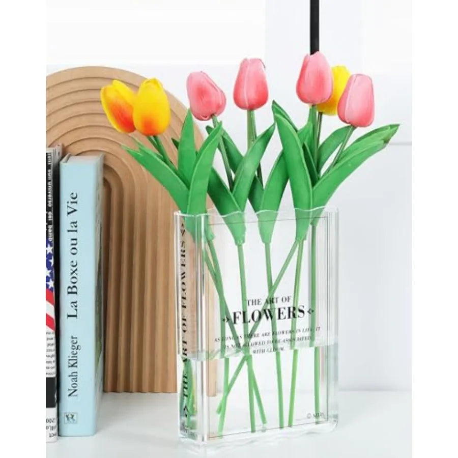 Book-Shaped Vase for Flowers -,Cute Flowers Vases