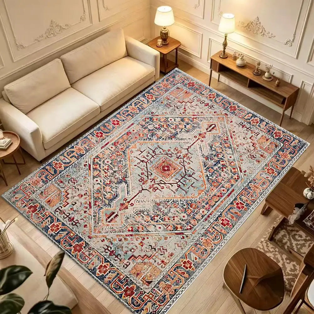 Geometric Rug, Soft & Comfortable, All Seasons, Easy to Maintain