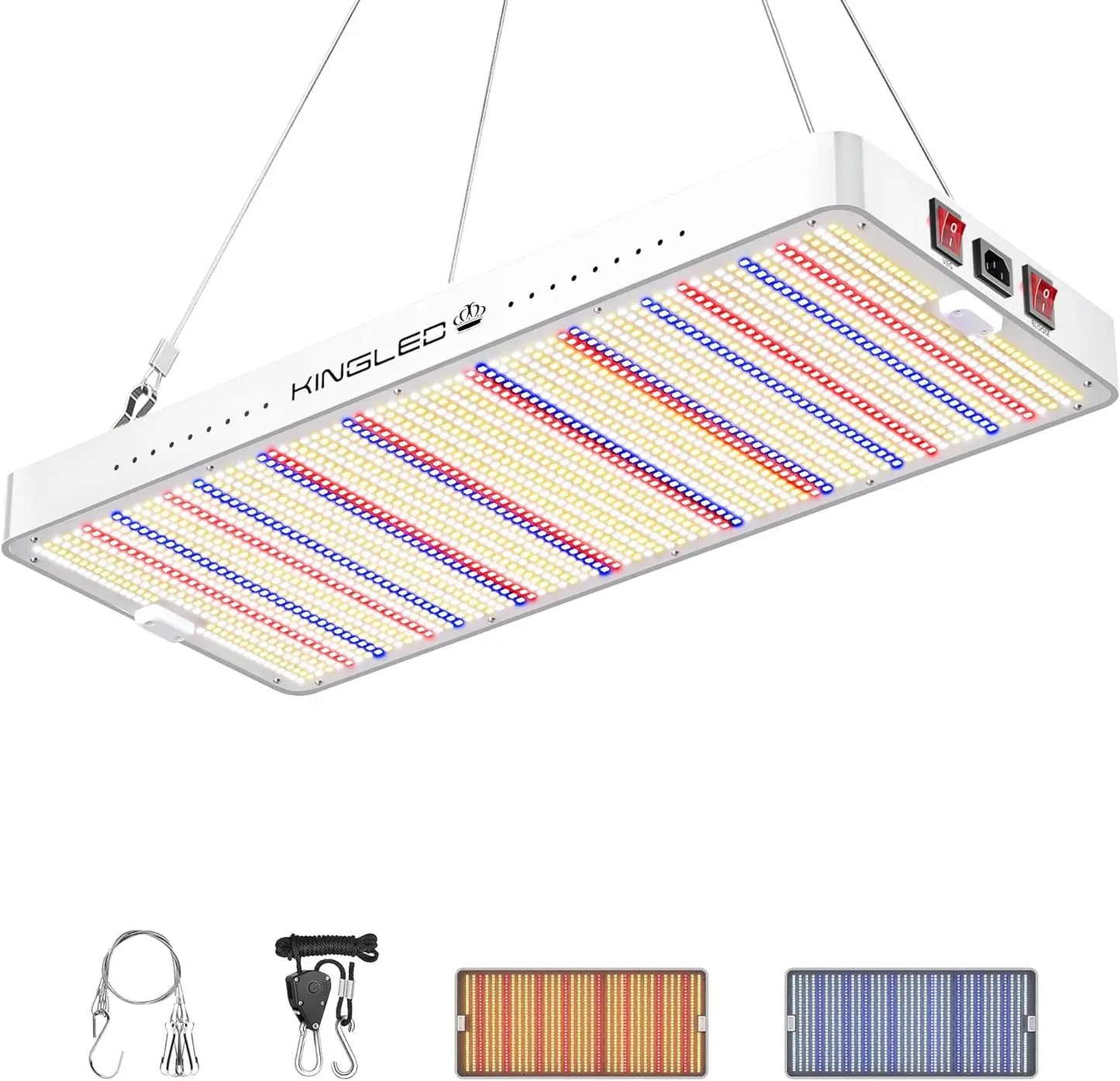 KP4000 LED Grow Light for Indoor Plants, Full Spectrum Plant Light