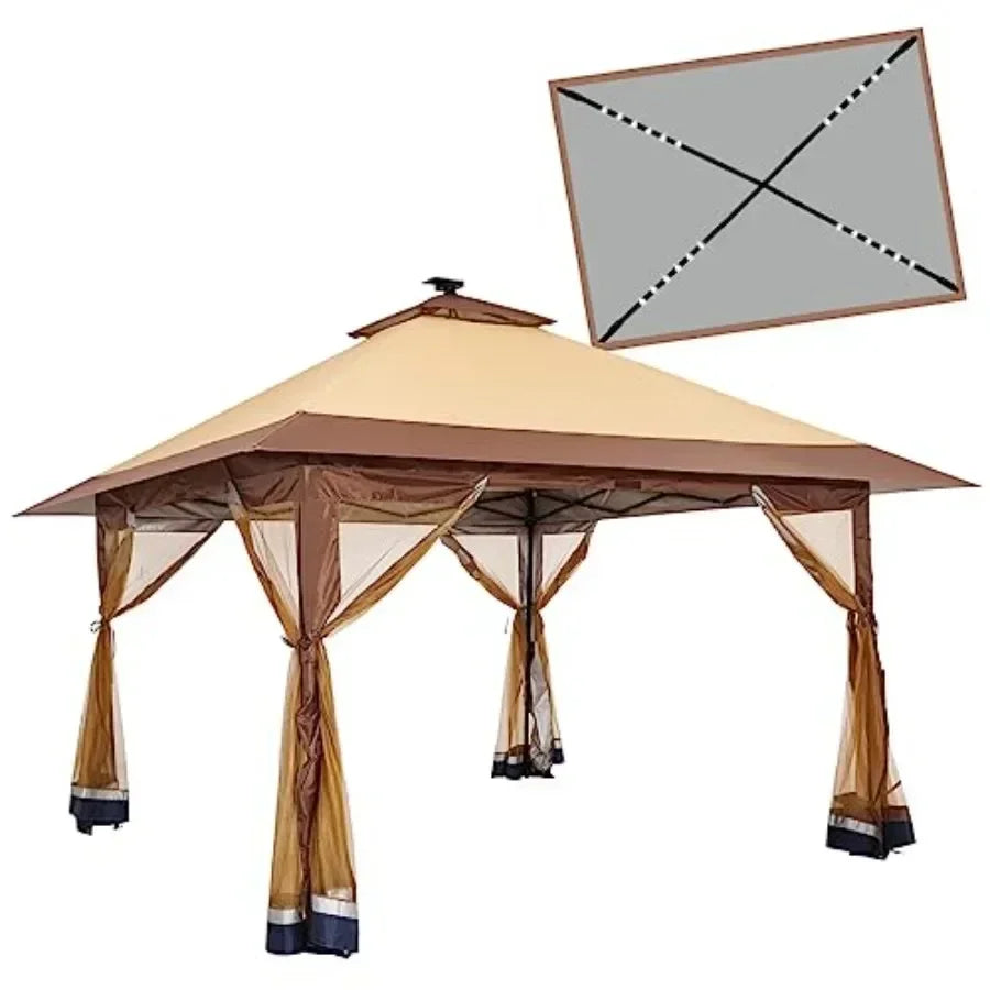 Suntime Pop Up Gazebo Polyester  Tent