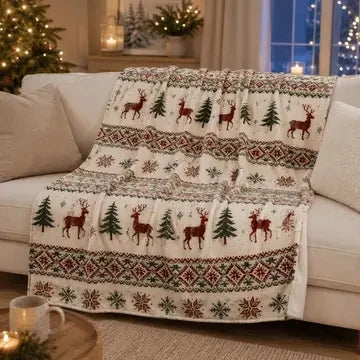 Pattern Flannel Throw Blanket, Warm Cozy Blanket