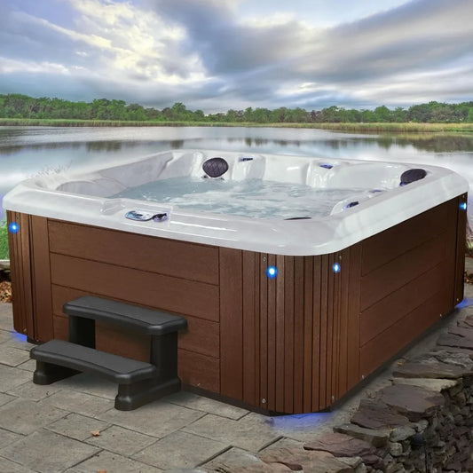 Outdoor Hot Tub, 5-6 Person 81-Jet Acrylic Spas