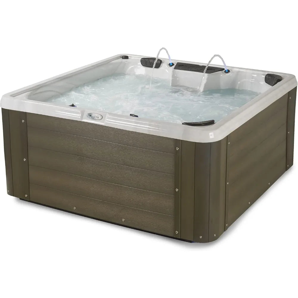 Essential outdoor hot tub, seats 5-6, seating