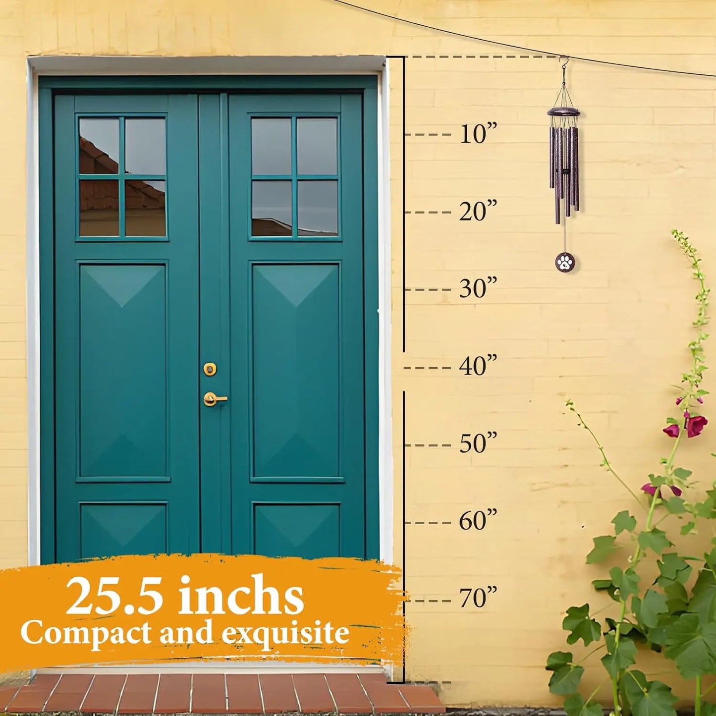 25 Inch Pet Memorial Wind Chimes