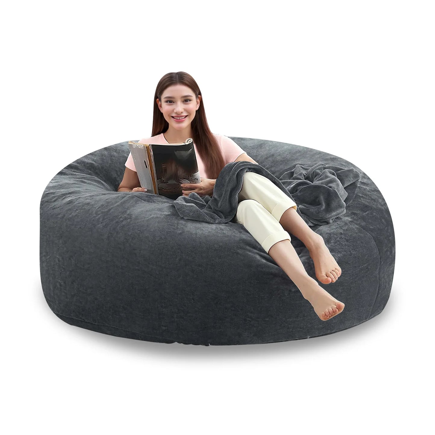 120CM×120CM×60CM, adult beanbag chair  memory foam chair,