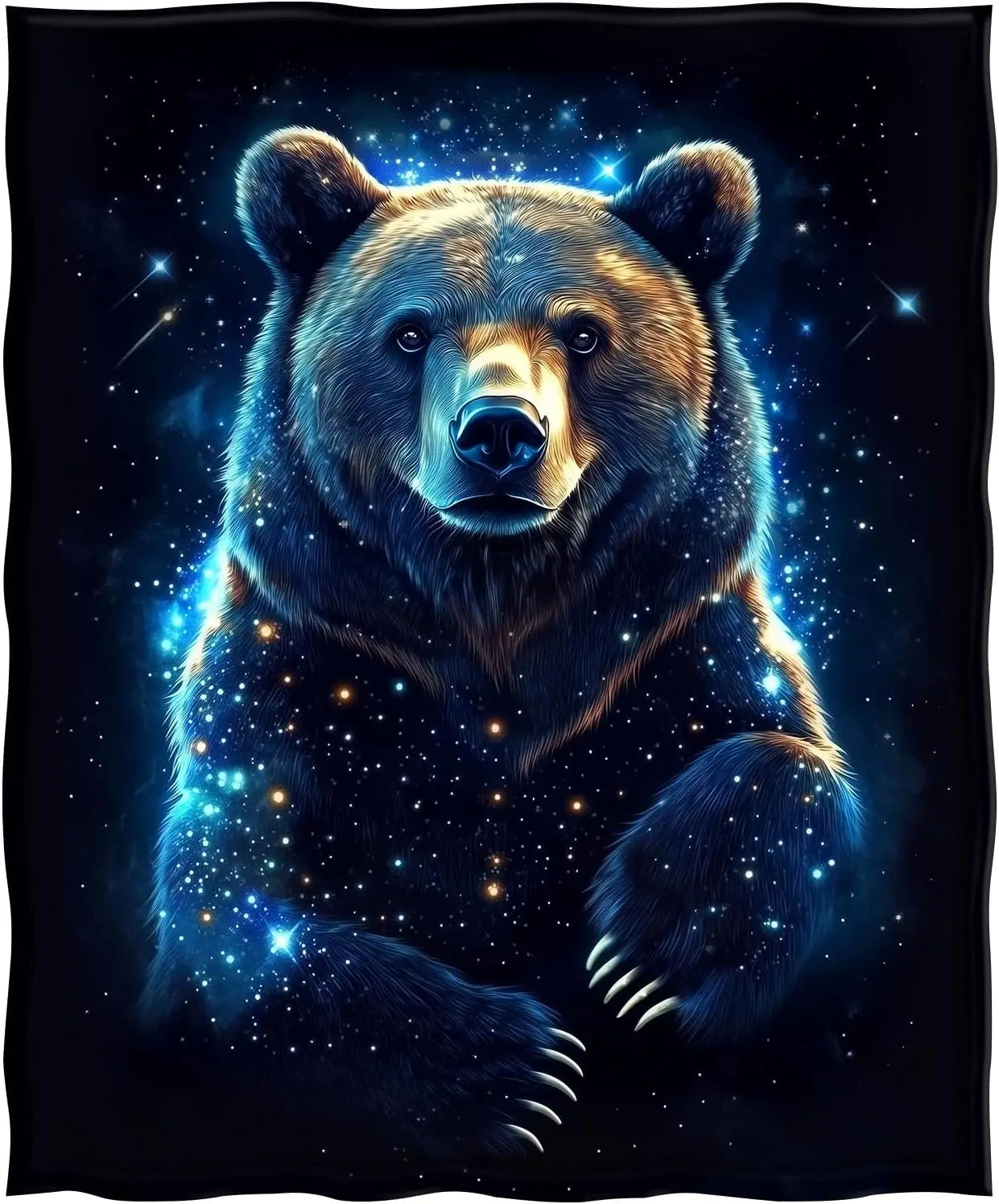 Bear Blanket Soft Cozy Flannel Throw Blankets