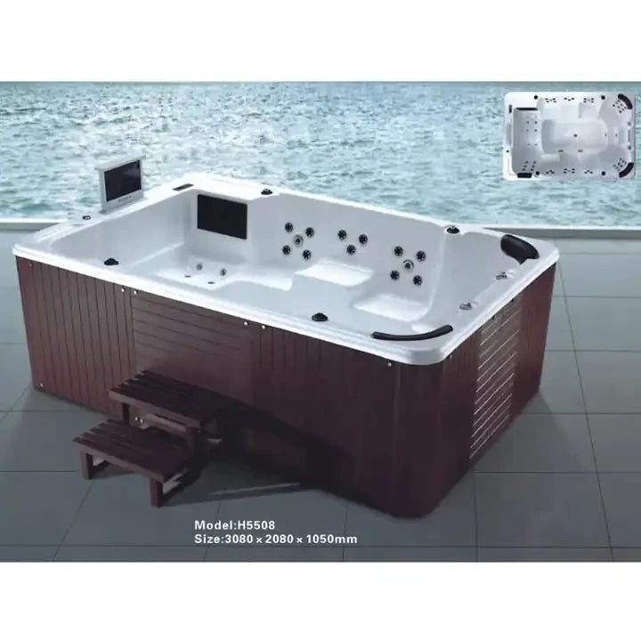 European air jet massage hot spa tub outdoor SPA hot tub