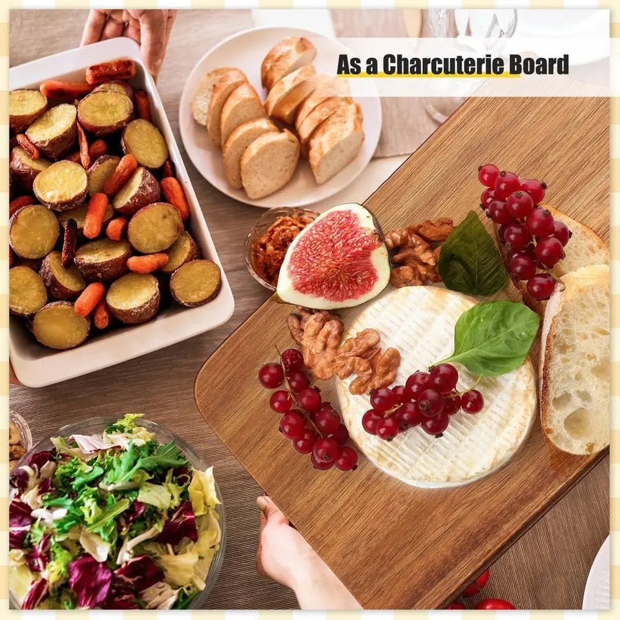 24 Pcs Cutting Board Bulk 11 x 5 Inch Wood Charcuterie Serving Boards