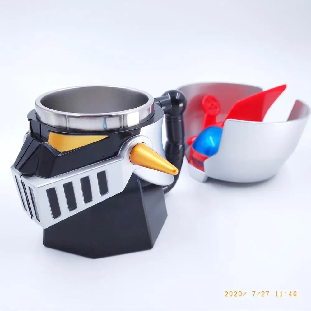 Robot Creative Cartoon 420ml PC Stainless Steel Mug