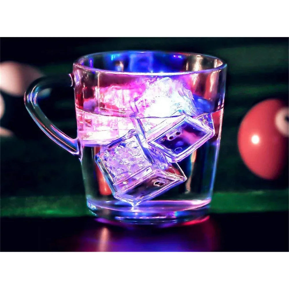 Waterproof Led Ice Cube Multi Color Flashing Glow in The Dark Light