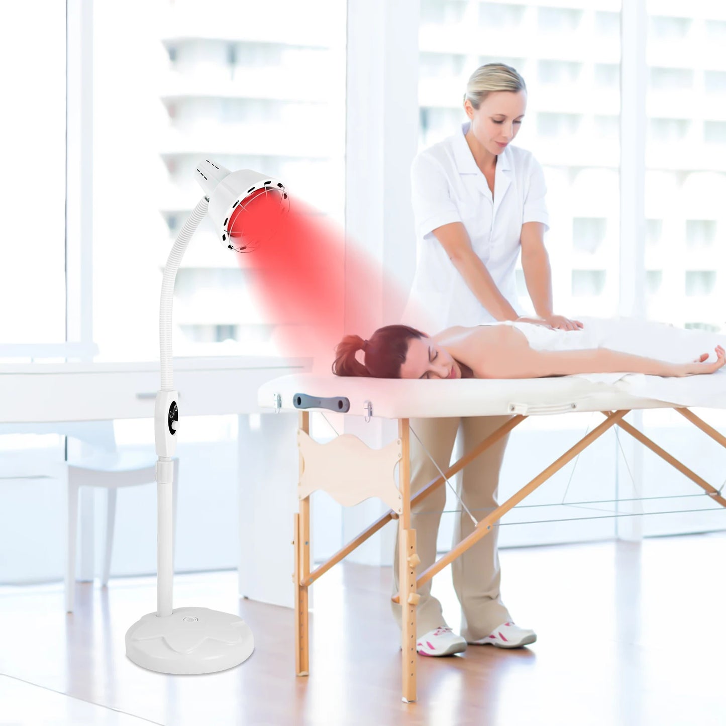 275W Infrared Light Therapeutic Lamp Electric Heating 360°
