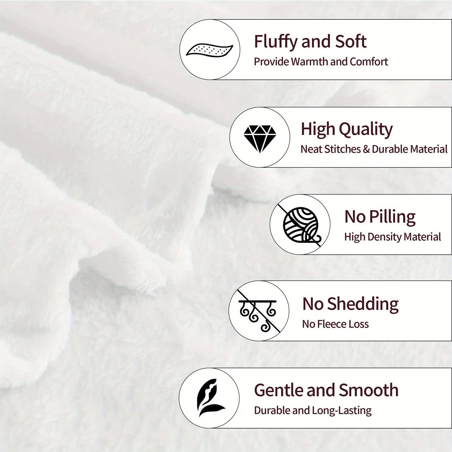 1pc Majestic White Wolf Design Cooling Throw Blanket Flannel