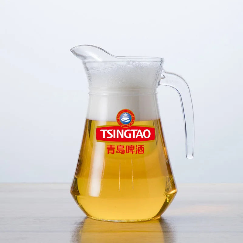 Beer Special Large Size 1000ml Glass Beer Mug