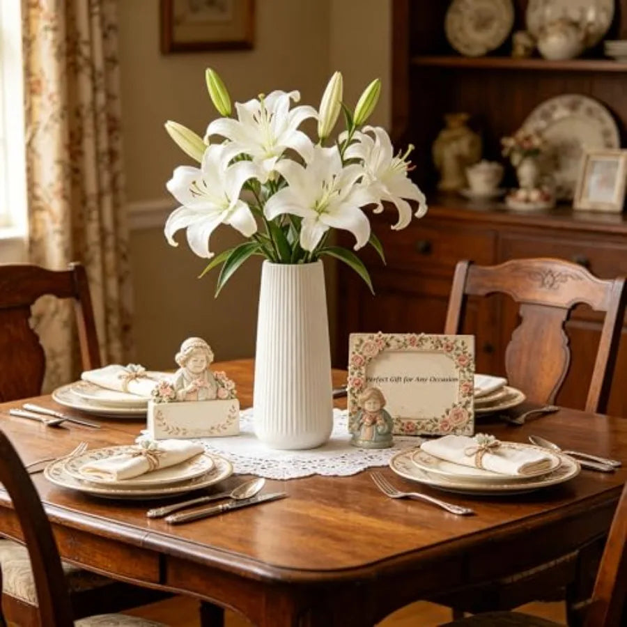 Ceramic Vase for Flower, for Pampas Grass,