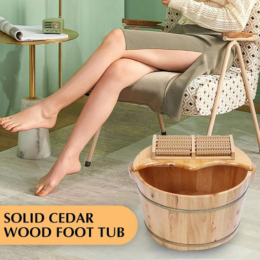 Foot Basin Foot Bath Bucket Foot Massage Plus Cover Plate