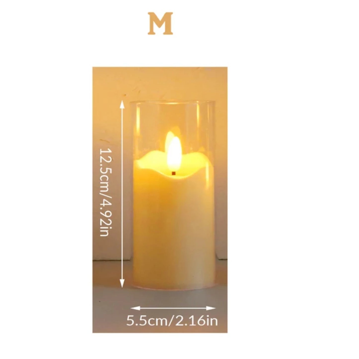 High-Quality Amber Glow Tealight Candles