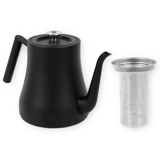 2L Stainless Kettle Tea Pot - Infuser Coffee Water Kettle