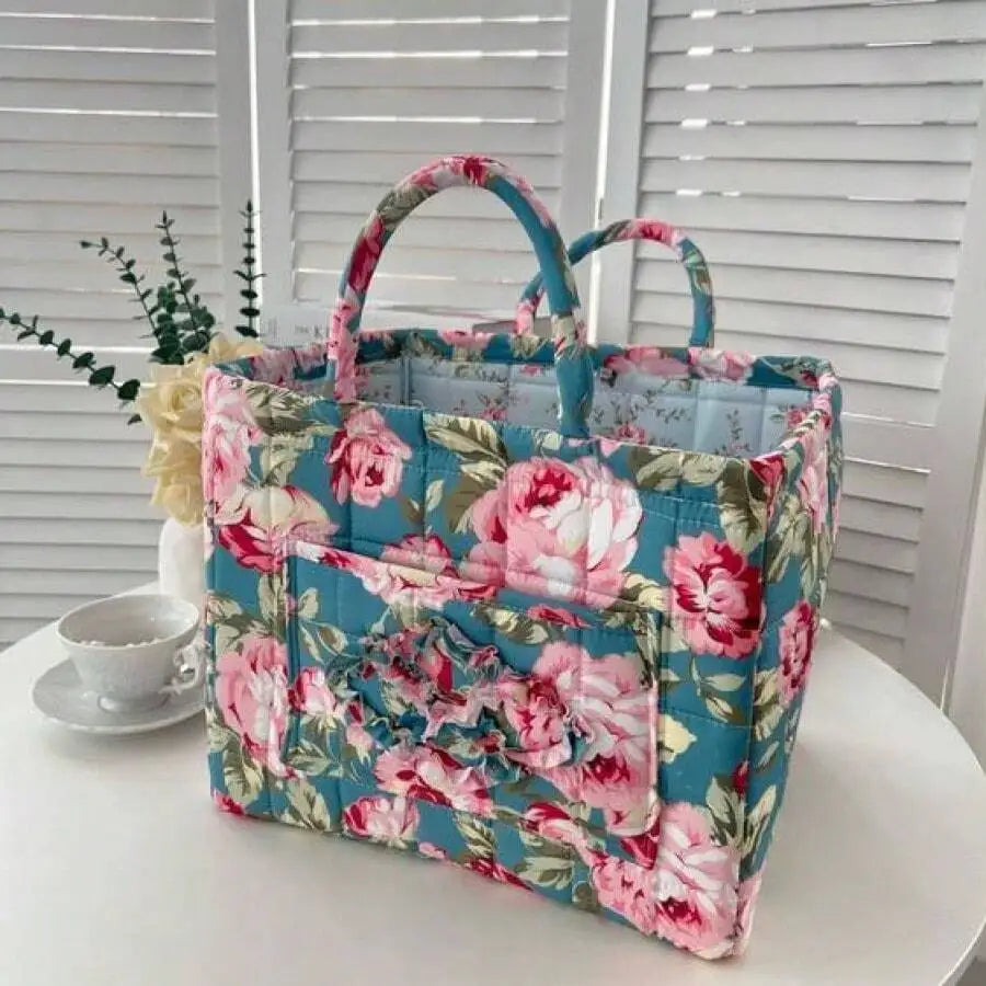 Large Capacity Fabric Storage Basket, Foldable Laundry  Carry Handles,